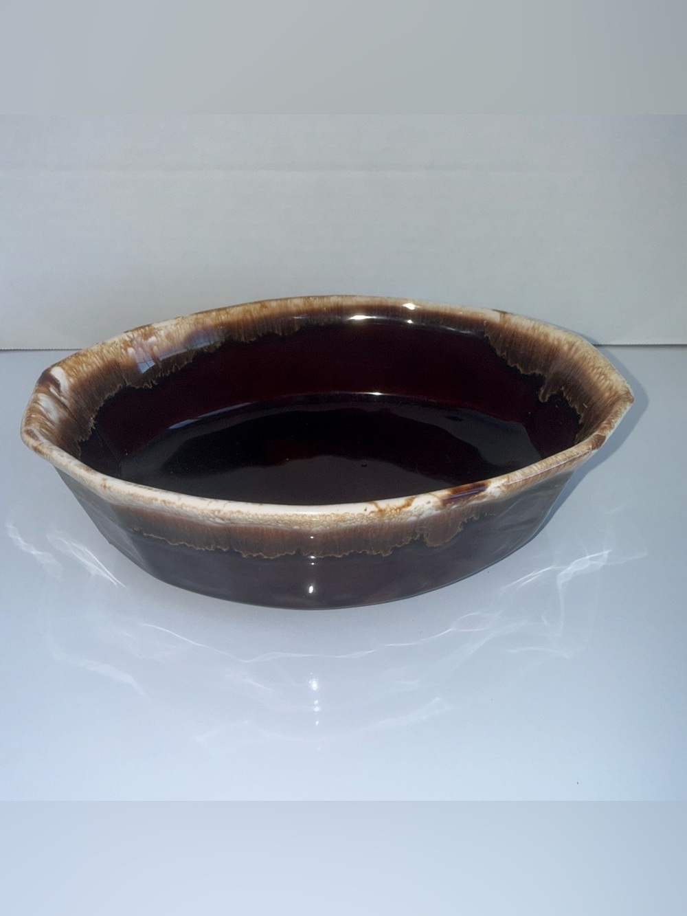 VINTAGE MCCOY oval Ovenproof mid century modern baking dish